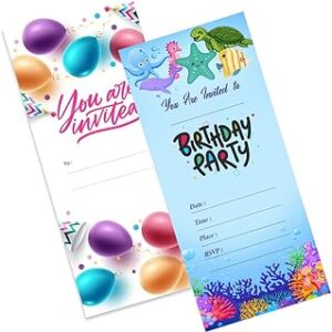 birthday invitations